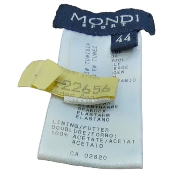 Vintage European Mondi Sport Fall Tweed Skirt Silk/Wool Wrap Euro Size 44 US 16 - Picture 8 of 15